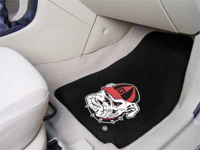 University of Georgia Bulldogs Carpet Car Mats - Black Uga - Click Image to Close