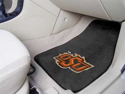 Oklahoma State University Cowboys Carpet Car Mats - Click Image to Close