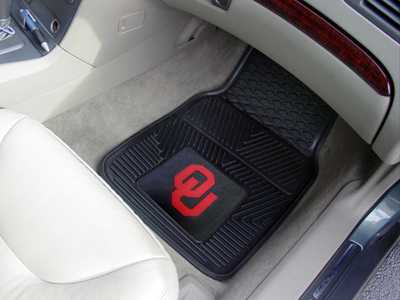 University of Oklahoma Sooners Heavy Duty Vinyl Car Mats - Click Image to Close