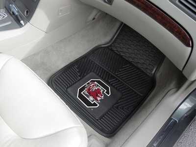 University of South Carolina Gamecocks Heavy Duty Vinyl Car Mats - Click Image to Close