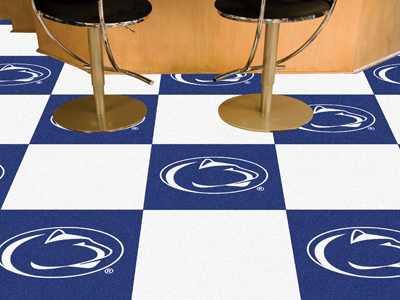 Penn State University Nittany Lions Carpet Floor Tiles - Click Image to Close