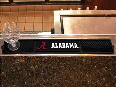 University of Alabama Crimson Tide Drink/Bar Mat - Click Image to Close