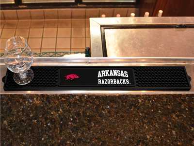 University of Arkansas Razorbacks Drink/Bar Mat - Click Image to Close
