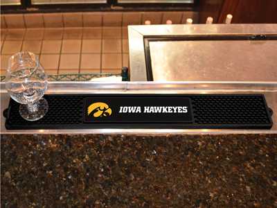 University of Iowa Hawkeyes Drink/Bar Mat - Click Image to Close