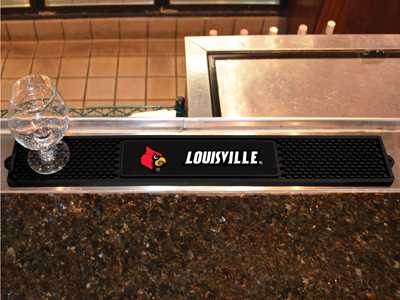 University of Louisville Cardinals Drink/Bar Mat - Click Image to Close