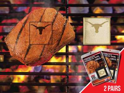University of Texas Longhorns Food Branding Iron - 2 Pack - Click Image to Close