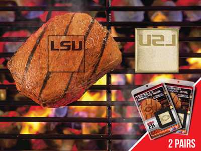 Louisiana State University Tigers Food Branding Iron - 2 Pack - Click Image to Close