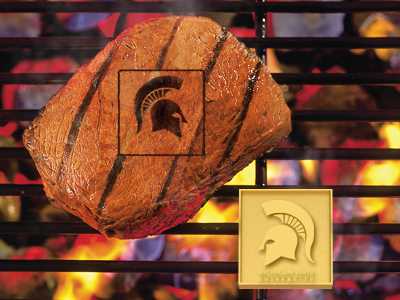 Michigan State Spartans Food Branding Iron - Click Image to Close