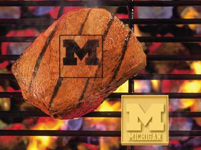 University of Michigan Wolverines Food Branding Iron - Click Image to Close
