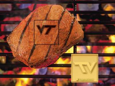 Virginia Tech Hokies Food Branding Iron - Click Image to Close
