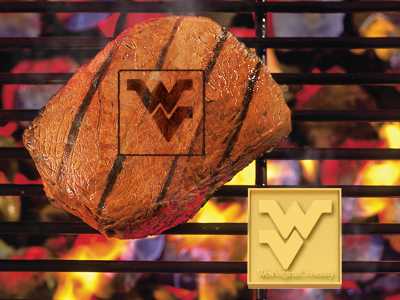 West Virginia University Mountaineers Food Branding Iron - Click Image to Close