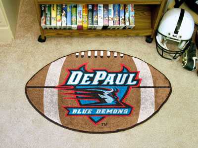 DePaul University Blue Demons Football Rug - Click Image to Close