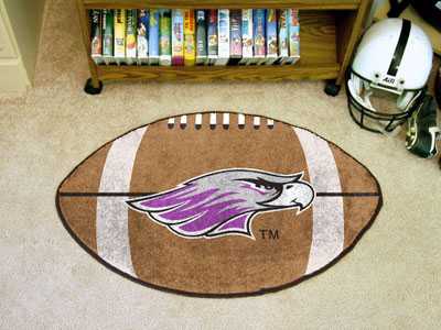 University of Wisconsin-Whitewater Warhawks Football Rug - Click Image to Close