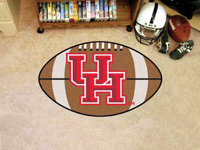 University of Houston Cougars Football Rug - Click Image to Close