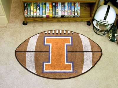 University of Illinois Fighting Illini Football Rug - Click Image to Close