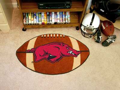 University of Arkansas Razorbacks Football Rug - Click Image to Close