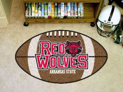 Arkansas State University Red Wolves Football Rug - Click Image to Close
