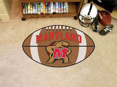 University of Maryland Terrapins Football Rug - Click Image to Close