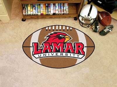 Lamar University Cardinals Football Rug - Click Image to Close