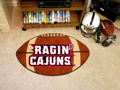 University of Louisiana at Lafayette Ragin' Cajuns Football Rug - Click Image to Close