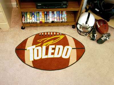 University of Toledo Rockets Football Rug - Click Image to Close