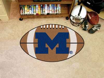University of Michigan Wolverines Football Rug - Click Image to Close