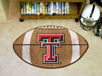 Texas Tech University Red Raiders Football Rug - Click Image to Close