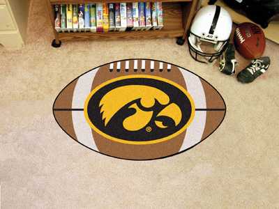 University of Iowa Hawkeyes Football Rug - Click Image to Close