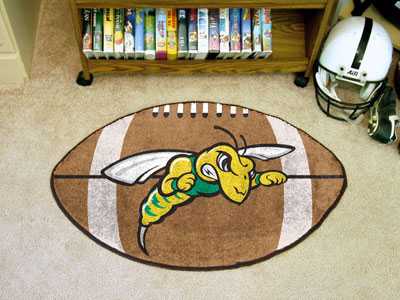 Black Hills State University Yellow Jackets Football Rug - Click Image to Close