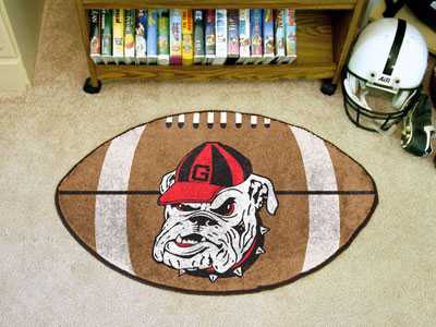 University of Georgia Bulldogs Football Rug - Uga - Click Image to Close