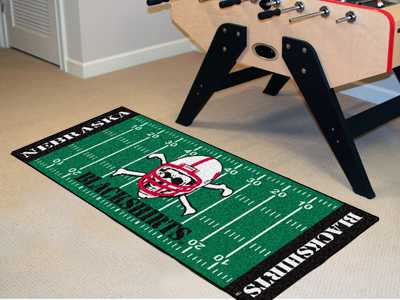 University of Nebraska Blackshirts Football Field Runner - Click Image to Close