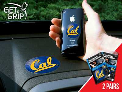 UC Berkeley Golden Bears Cell Phone Grips - 2 Pack - Click Image to Close