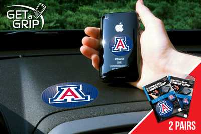 University of Arizona Wildcats Cell Phone Grips - 2 Pack - Click Image to Close