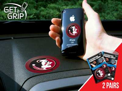 Florida State University Seminoles Cell Phone Grips - 2 Pack - Click Image to Close
