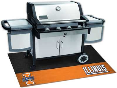 University of Illinois Fighting Illini Grill Mat - Click Image to Close