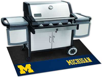 University of Michigan Wolverines Grill Mat - Click Image to Close