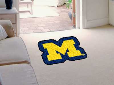 University of Michigan Wolverines Mascot Mat - Click Image to Close