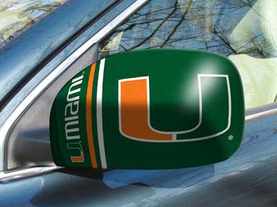 University of Miami Hurricanes Small Mirror Covers - Click Image to Close