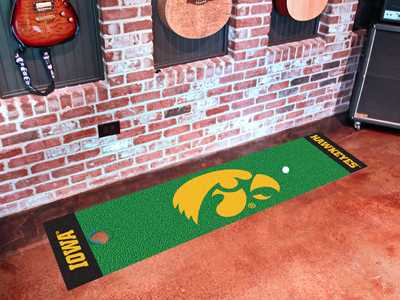 University of Iowa Hawkeyes Putting Green Mat - Click Image to Close