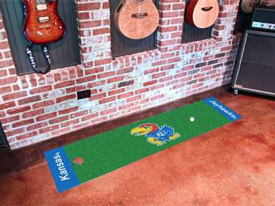 University of Kansas Jayhawks Putting Green Mat - Click Image to Close