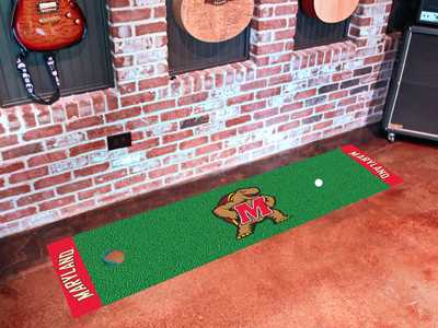 University of Maryland Terrapins Putting Green Mat - Click Image to Close