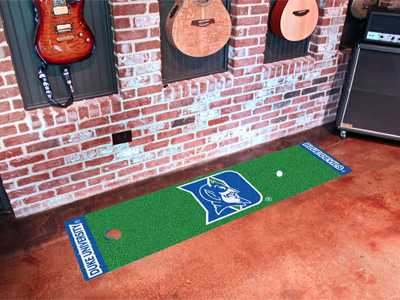 Duke University Blue Devils Putting Green Mat - Devil Head - Click Image to Close