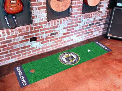 United States Coast Guard Academy Bears Putting Green Mat - Click Image to Close