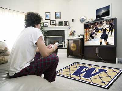 University of Washington Huskies 4x6 Rug - Click Image to Close