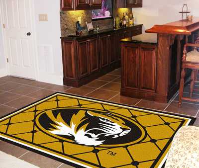 University of Missouri Tigers 5x8 Rug - Click Image to Close