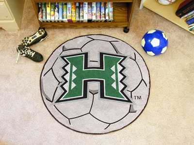 University of Hawaii Warriors Soccer Ball Rug - Click Image to Close
