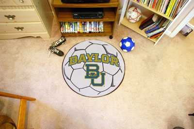 Baylor University Bears Soccer Ball Rug - Click Image to Close