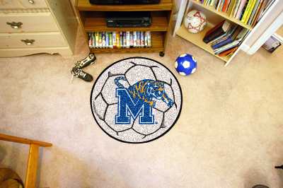 University of Memphis Tigers Soccer Ball Rug - Click Image to Close