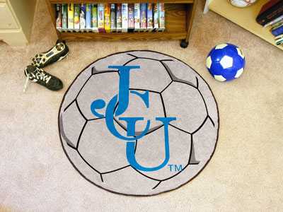 John Carroll University Blue Streaks Soccer Ball Rug - Click Image to Close
