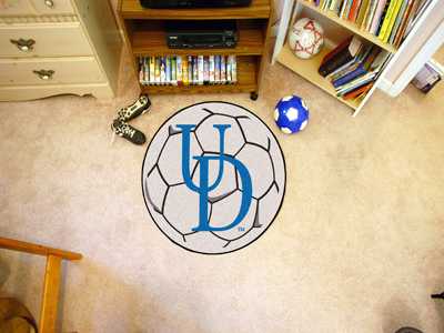 University of Delaware Blue Hens Soccer Ball Rug - Click Image to Close